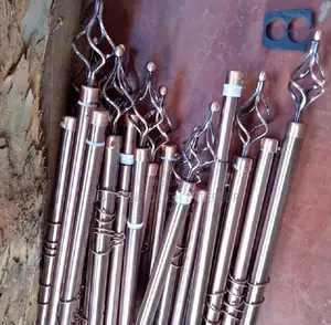 3 Meters Brown Curtain Rods
