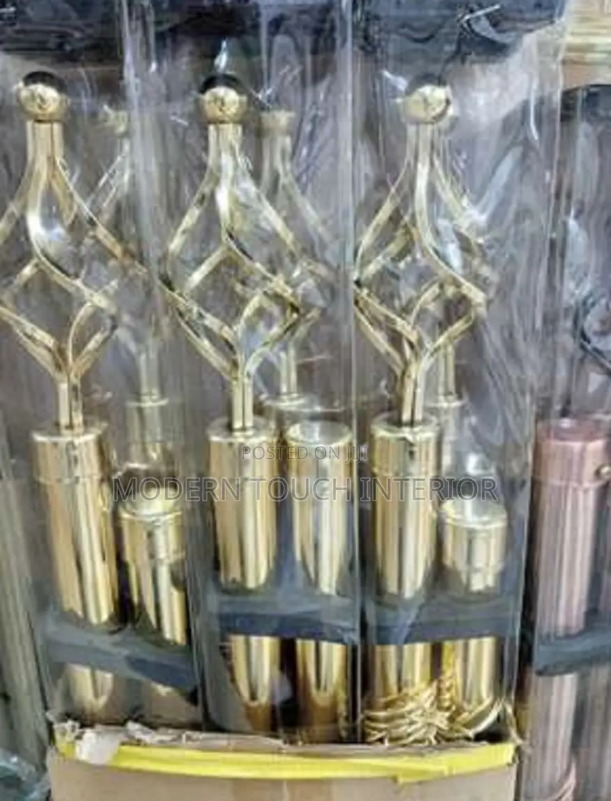 2 Meters Gold Curtain Rods