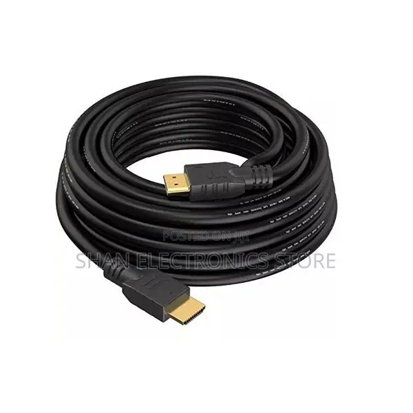 20M HDMI Cable Affordable 20m HDMI Cable - Black - NEW