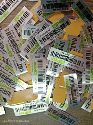 Asset Tags Aluminium Standard Size