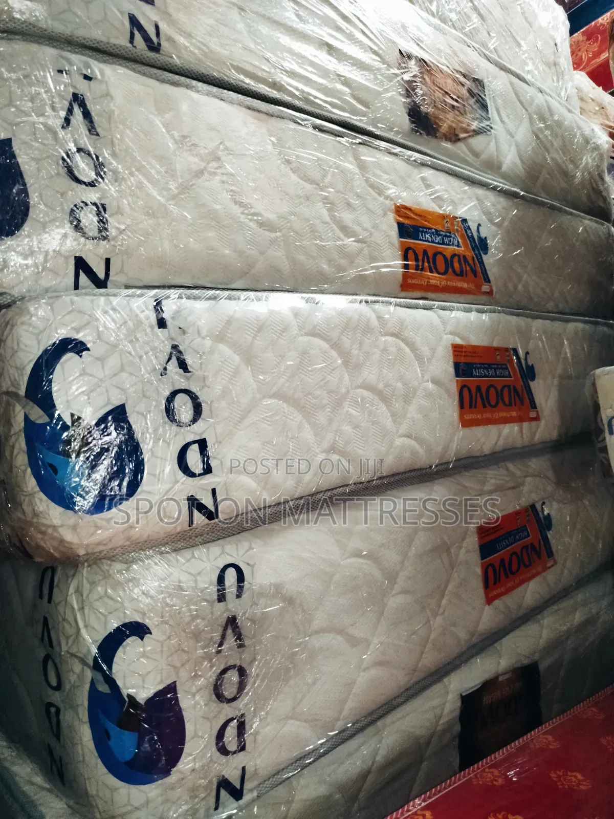 Pure White 4×6 8inch High Density Mattresses.