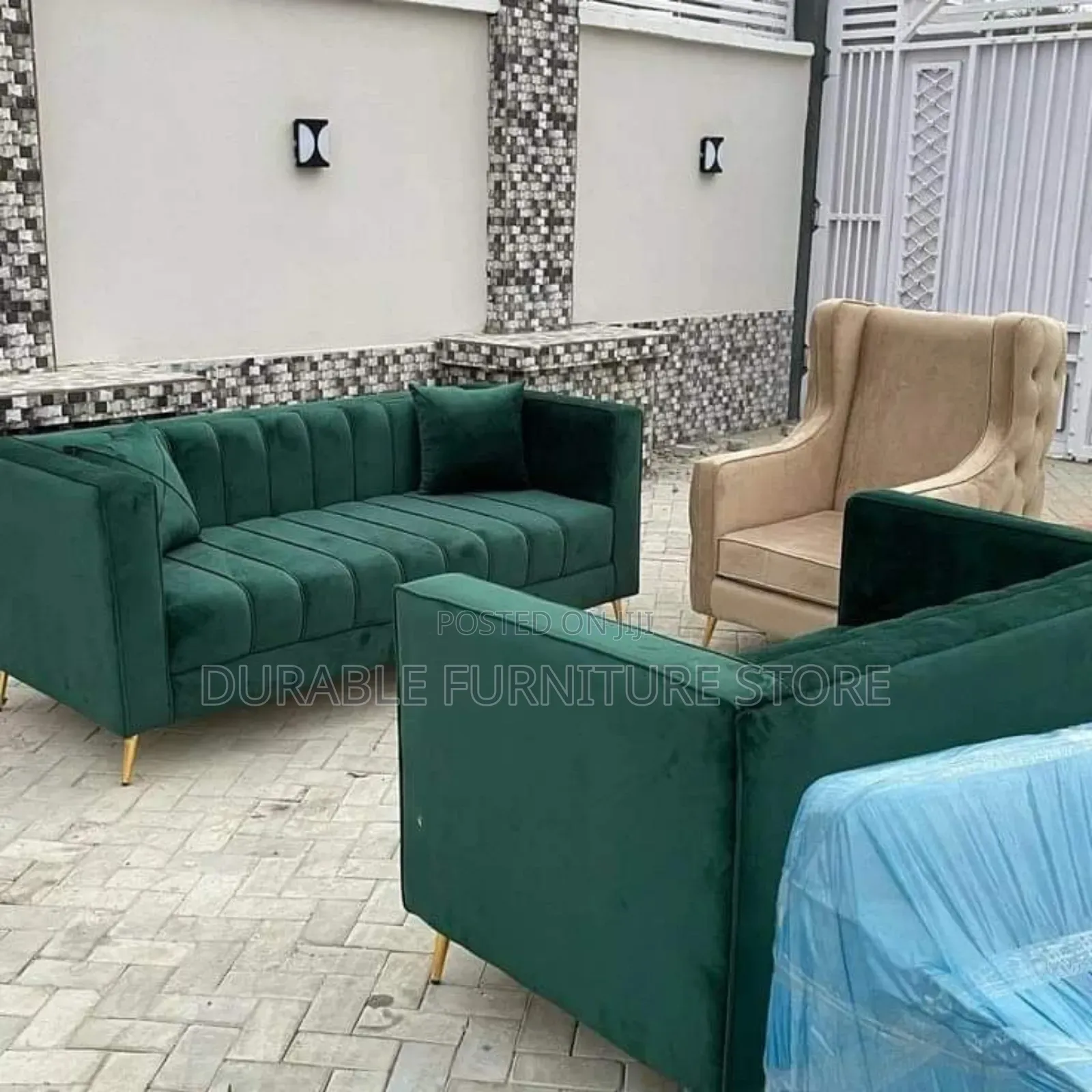 5 Seater Sofa 3-2 and Arm Chair