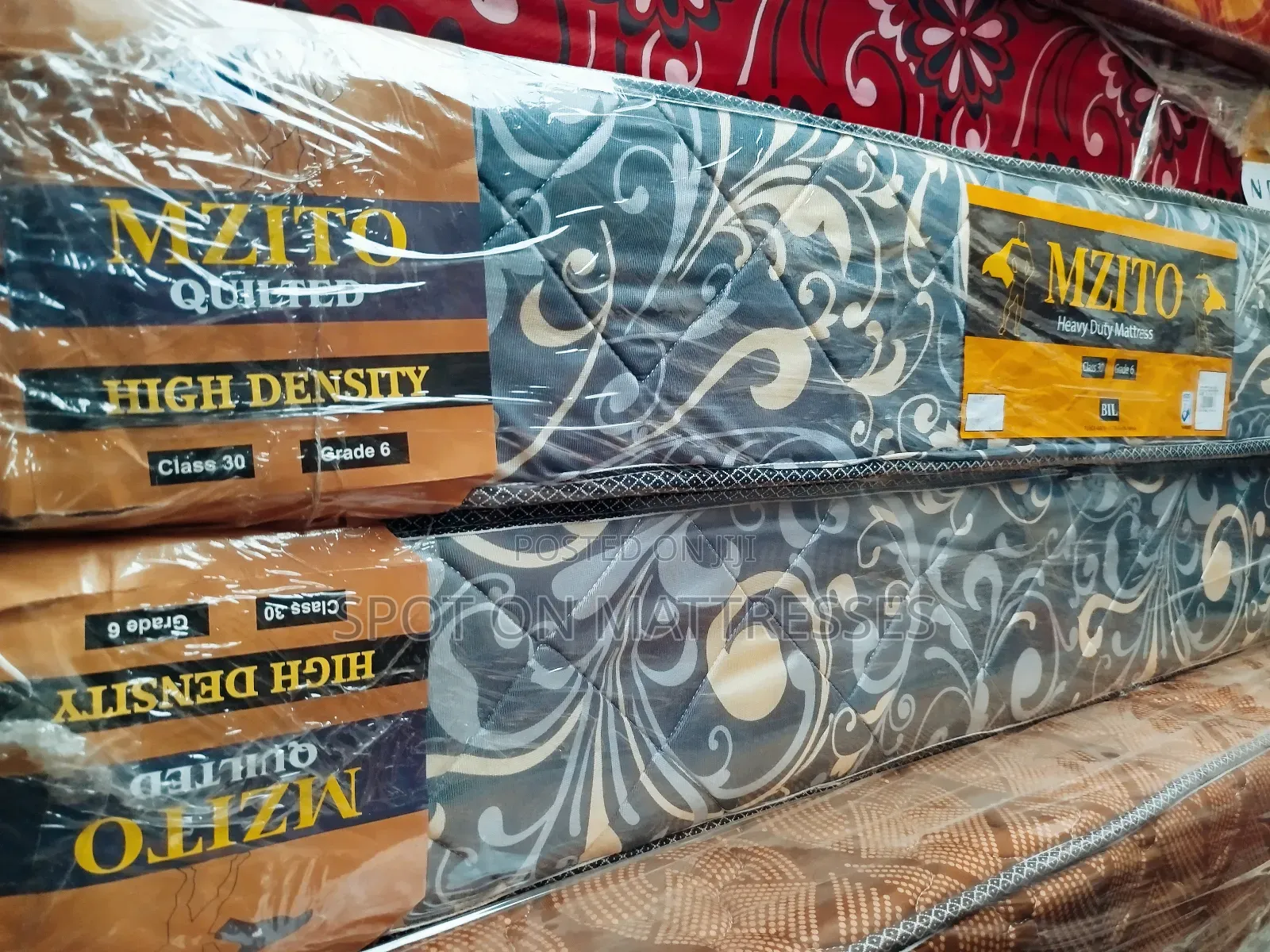 5by6 Bobmil Mzito Heavy Duty Quilted Mattresses