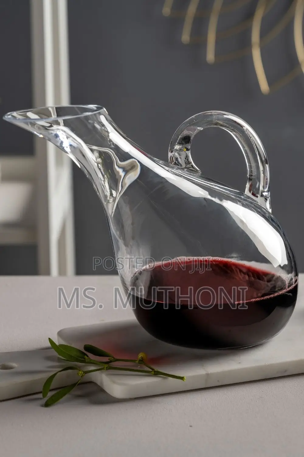 1500 Ml *Glass Wine Decanter