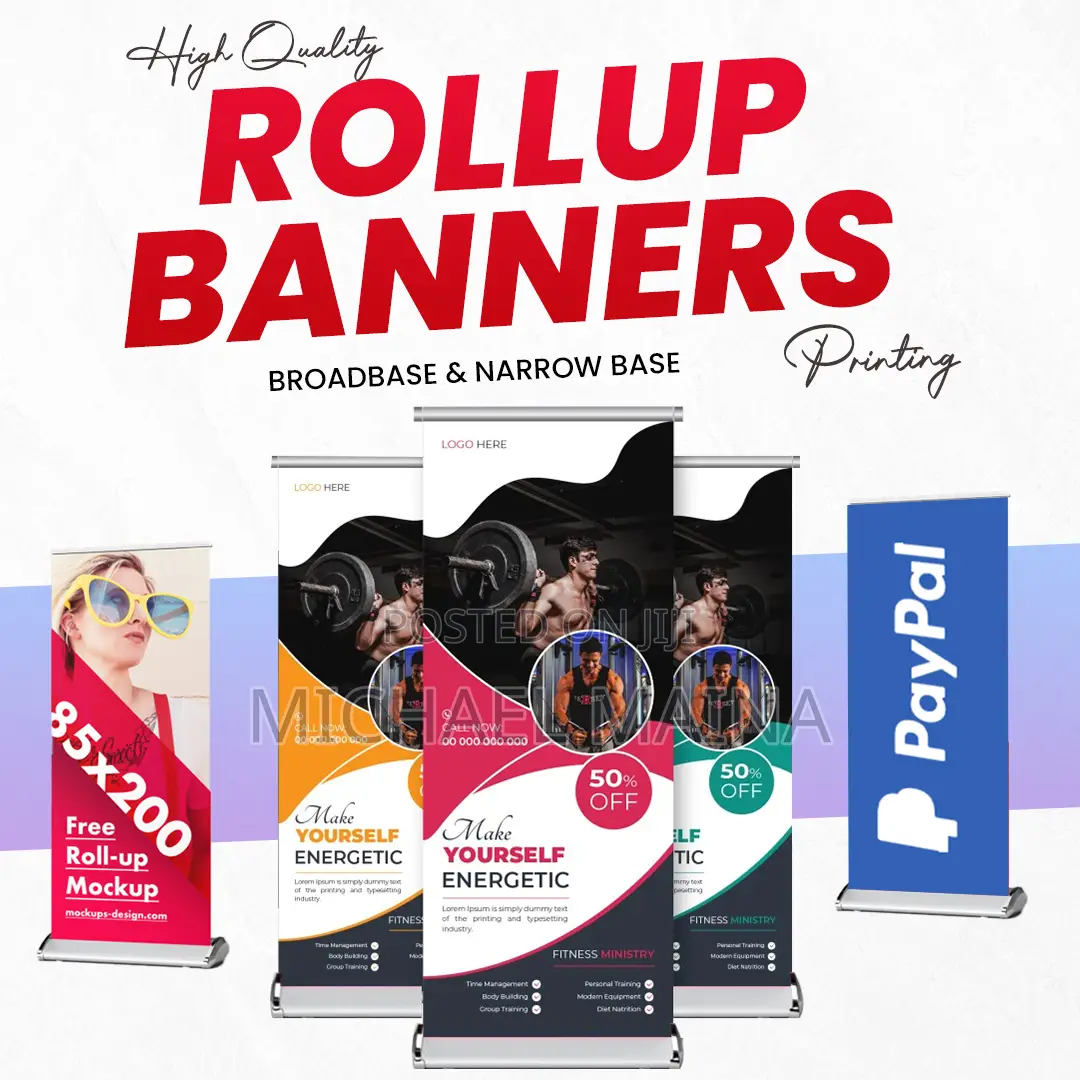 Broadbase Rollup Banner Plus Design