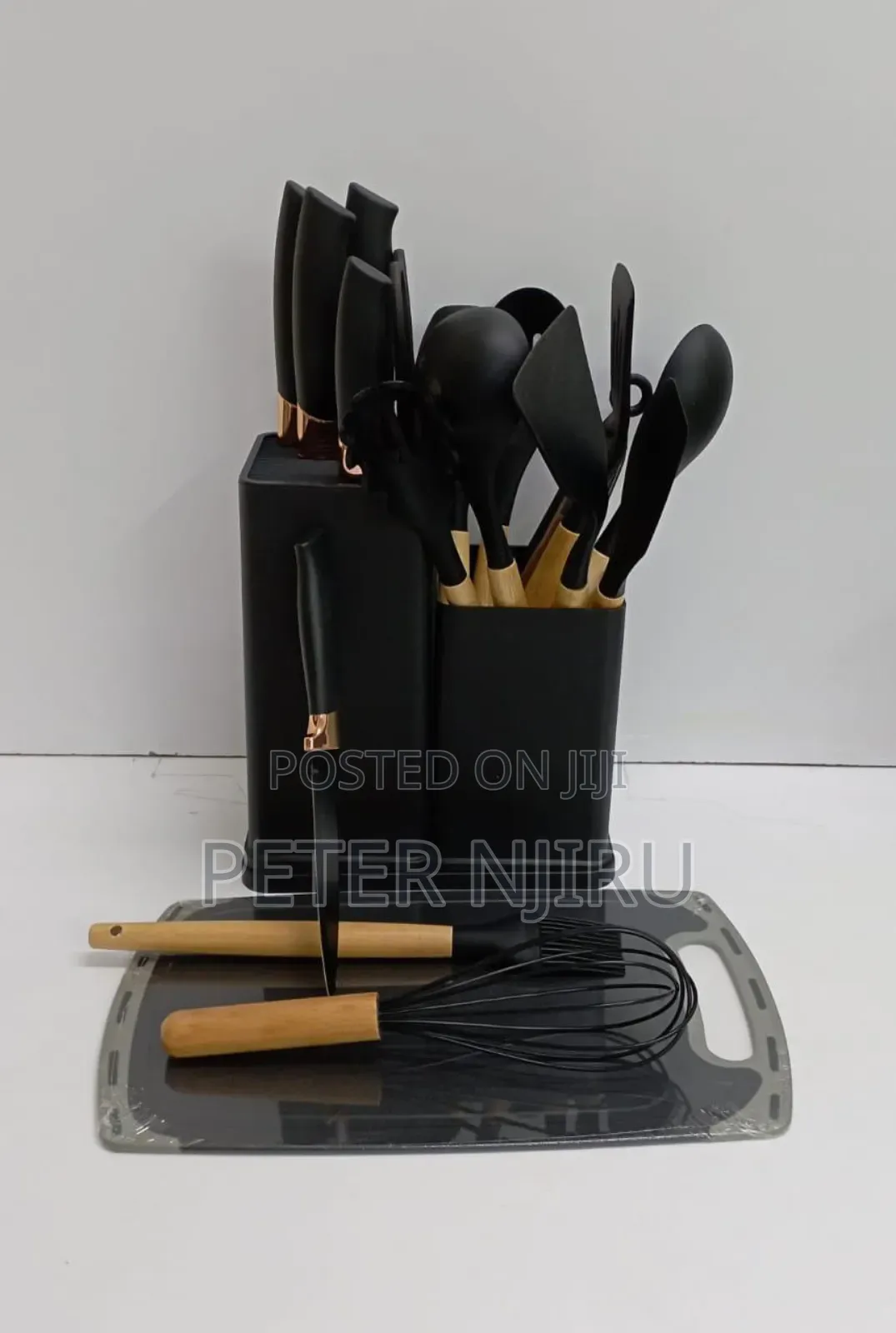 19PC Silicon Spoon Set + Knife Set +