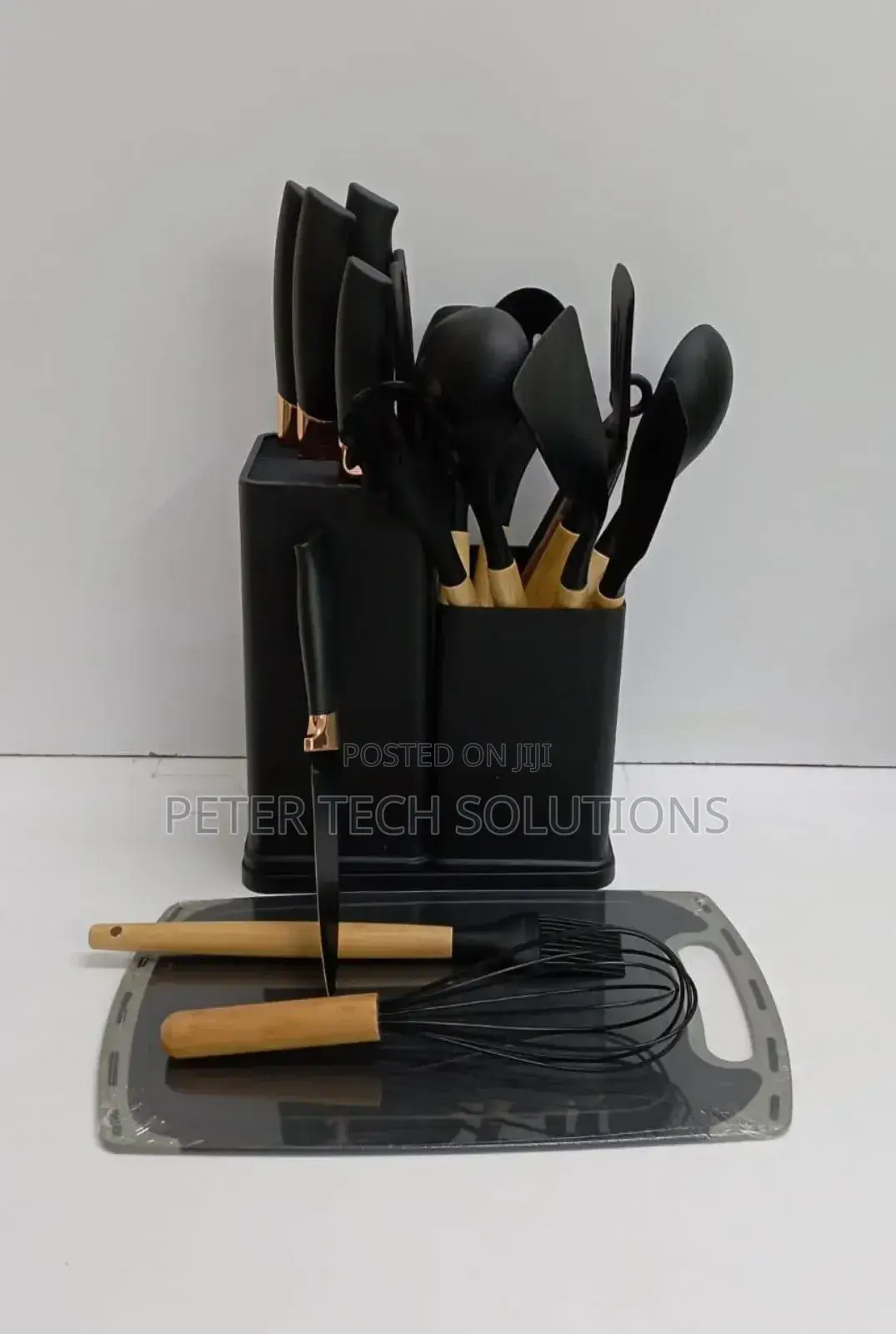 19PC Silicon Spoon Set + Knife Set +