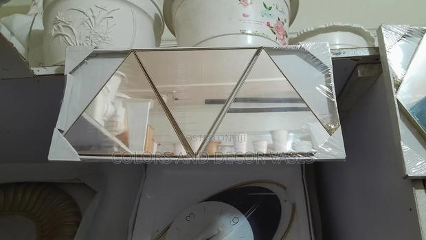 Triangle Wall Decor Mirrors Set of 3 - main view