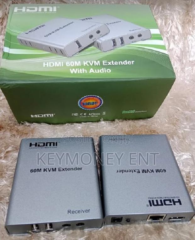 1080p 60m Kvm, Usb+Hdmi Extender Over Ethernet Cable - main view