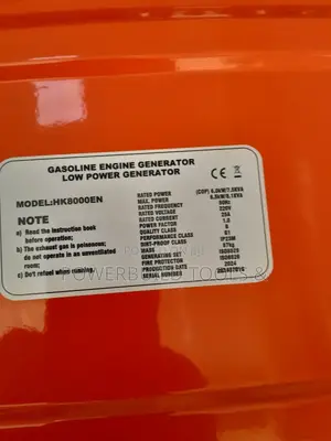 Hisaki 7.5kva Petrol Generator