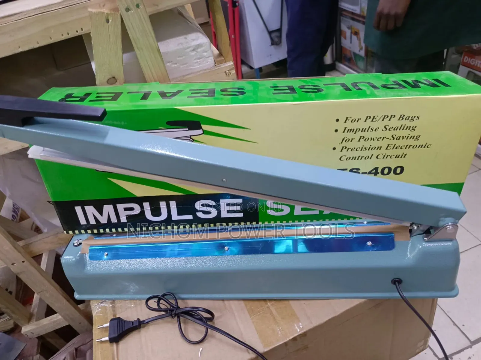 Power Saving 400mm Impulse Sealer