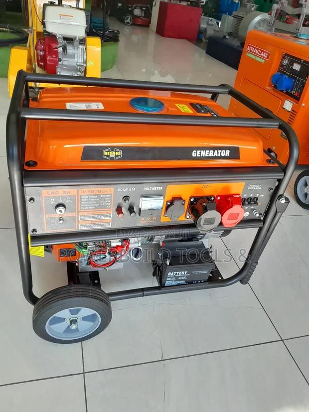 Hisaki 9kva Dual Phase Petrol Generator - thumbnail 2