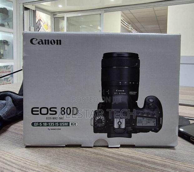 Canon EOS 80D DSLR Camera With 18-135mm Lens