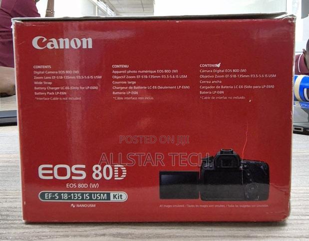 Canon EOS 80D DSLR Camera With 18-135mm Lens - thumbnail 2