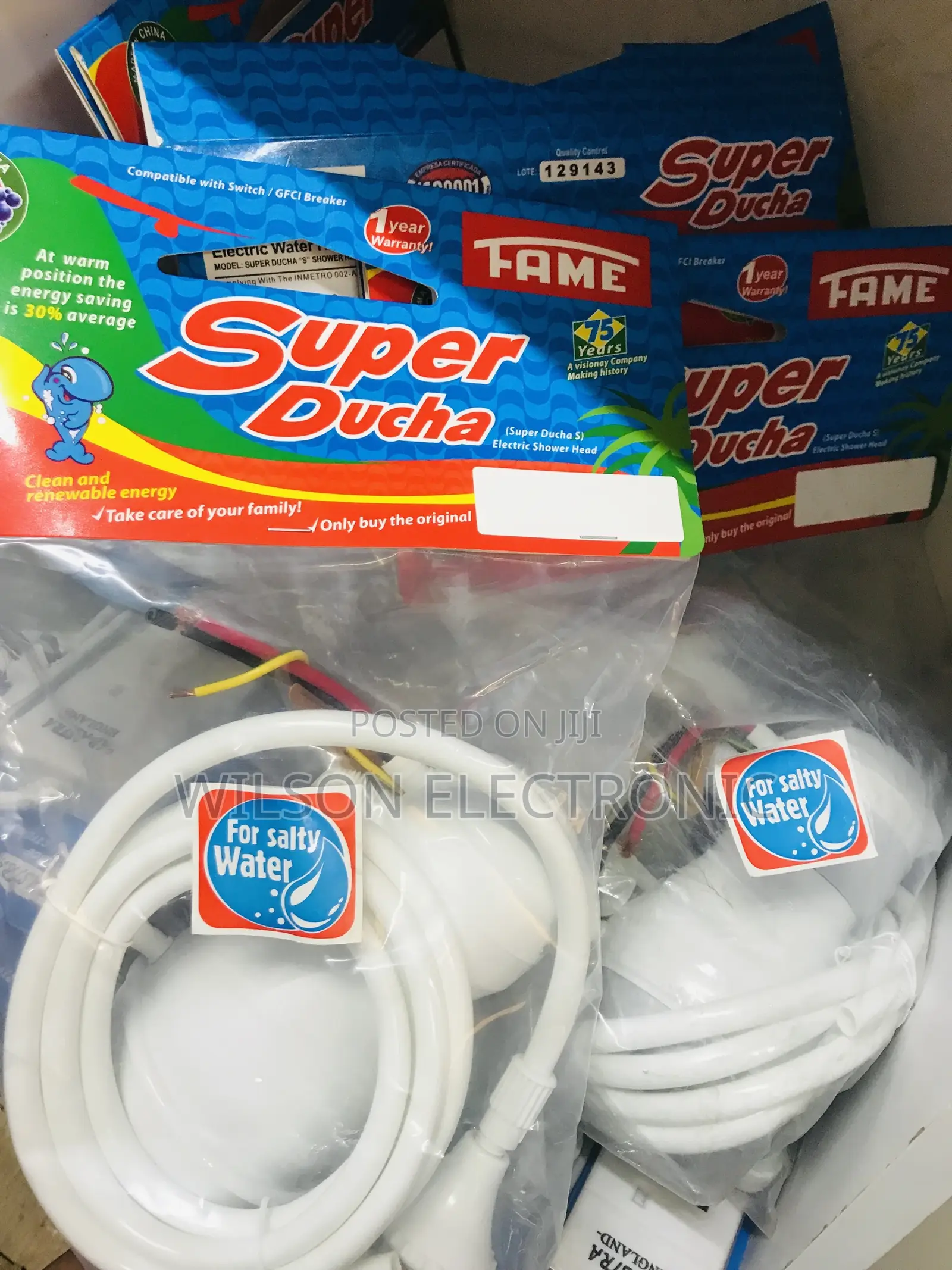 Fame Salty Water Hot Shower Heads