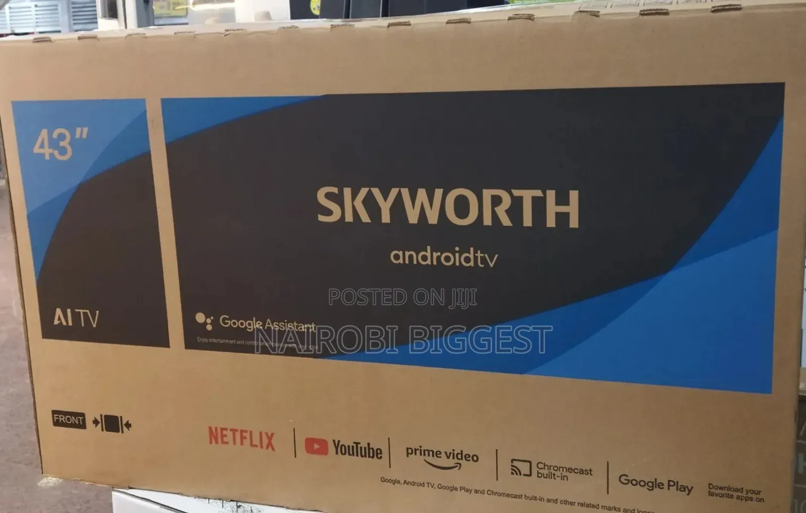 Skyworth 43" Smart Google Resolution Frameless Tv