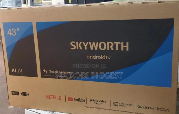 Skyworth 43" Google 4k Resolution Frameless Tv - thumbnail 3