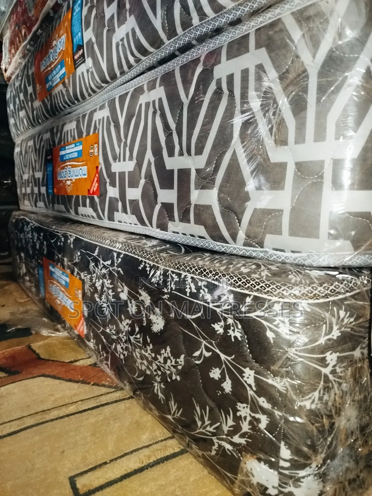 5by6 10inch Quilted Mattresses + Free Delivery.