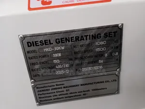 Hisaki Japan DIESEL Gensets Water Cooled 37.5 Kva 3 Phase