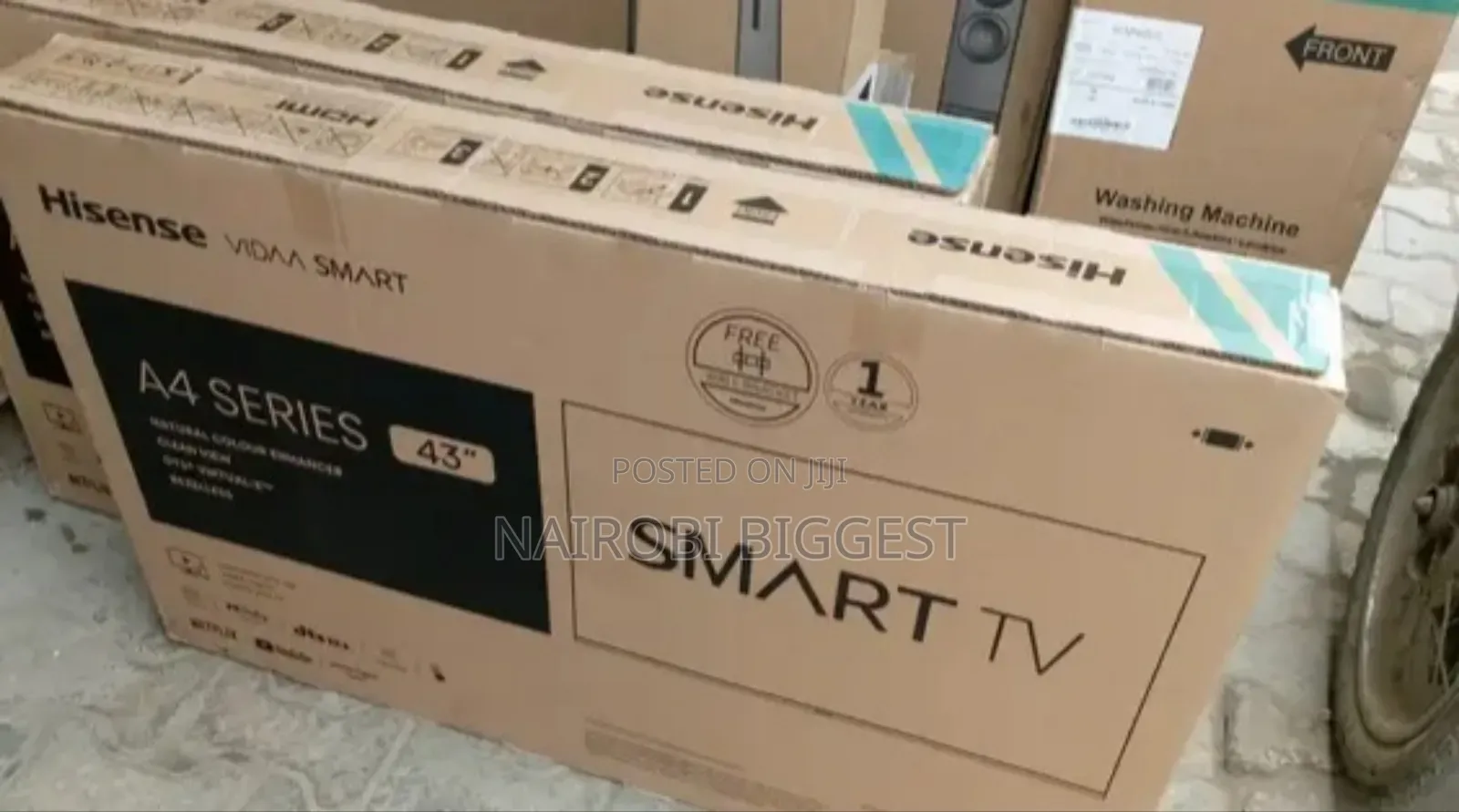 Hisense A4 Series 43" Smart Frameless Television