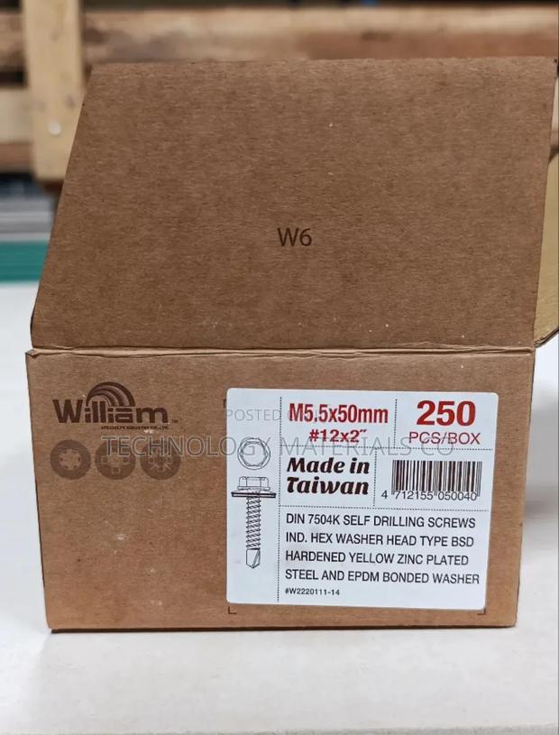 Self Tapping Screws (Greenhouse) (250pcs/Box) 2 Inches. - thumbnail 3