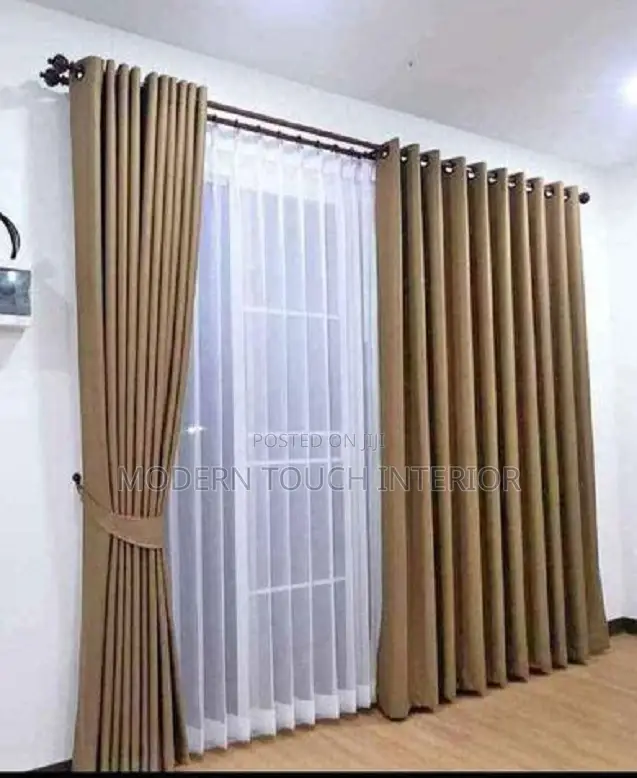 Beige Linen Curtains