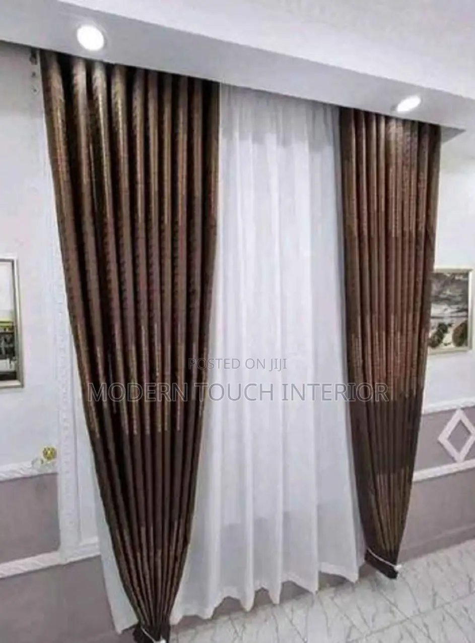 Brown Quality Custom Made Curtains