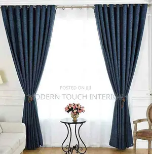 Navy Blue Quality Curtains