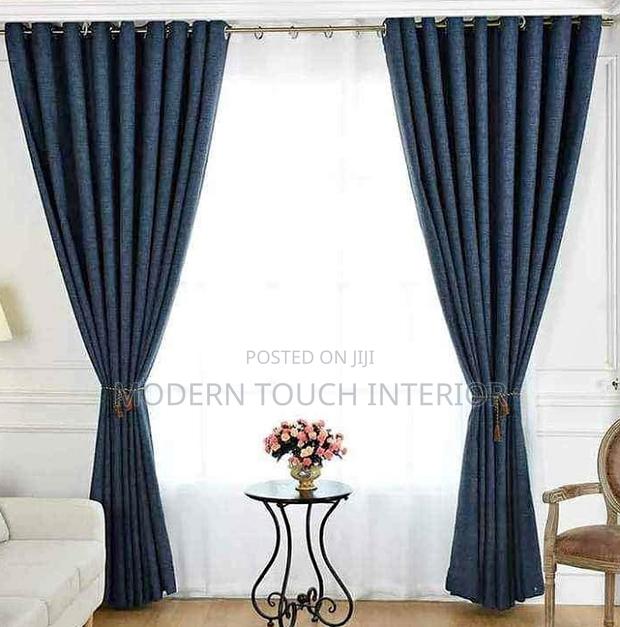 Navy Blue Quality Curtains
