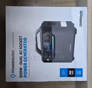 Powerology 600W Socket Power Generator New Sealed in a Shop