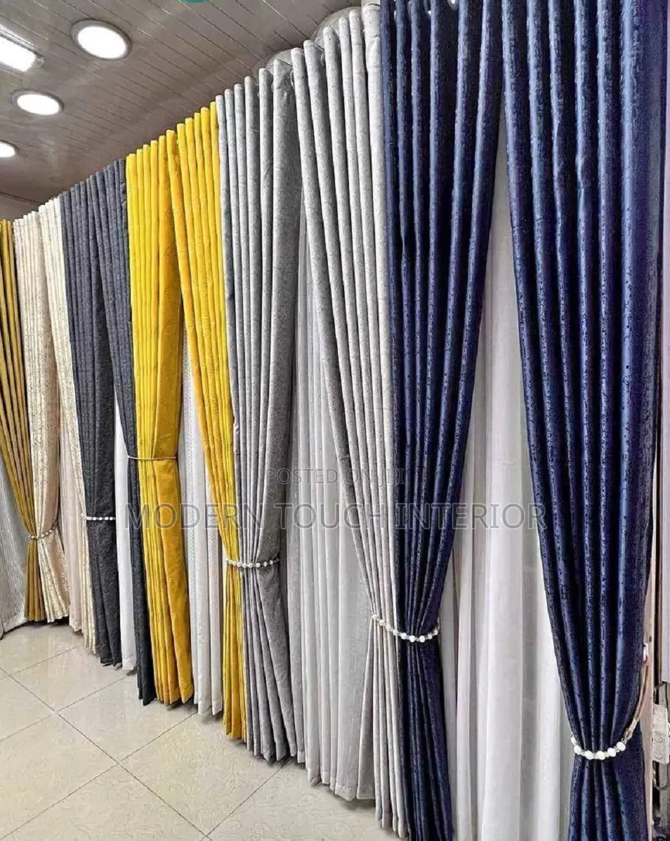 Linen Decorative Curtains- Available in Various Colors