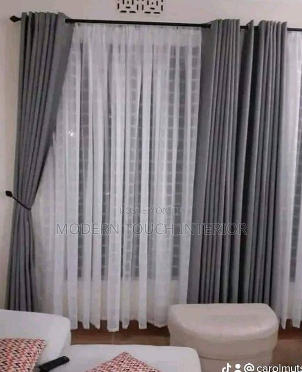 Grey Modern Curtains