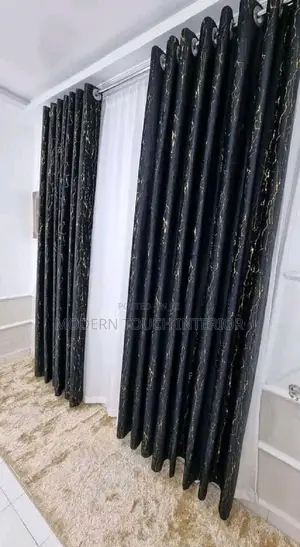 Black and Gold Curtains