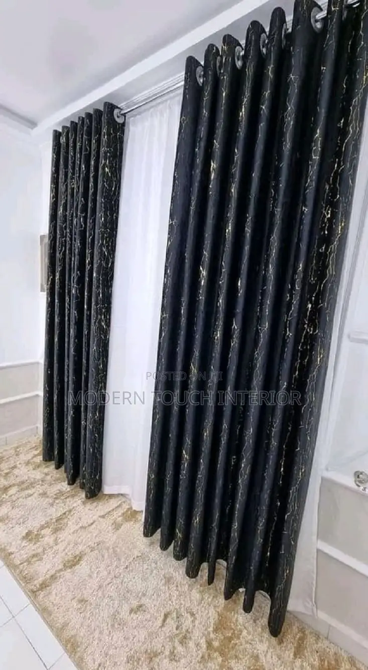 Black and Gold Curtains