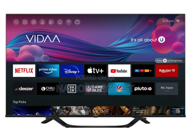 Vision 75" Vidaa Frameless Television - thumbnail 3