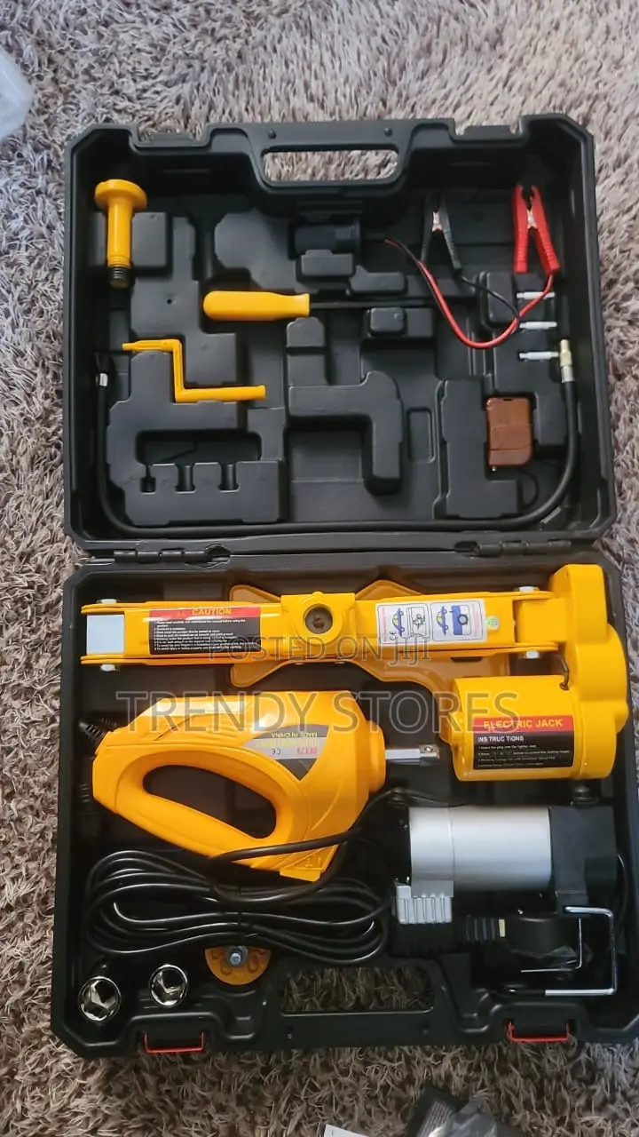 3 Tonne Electric Car Jack With Air Compressor
