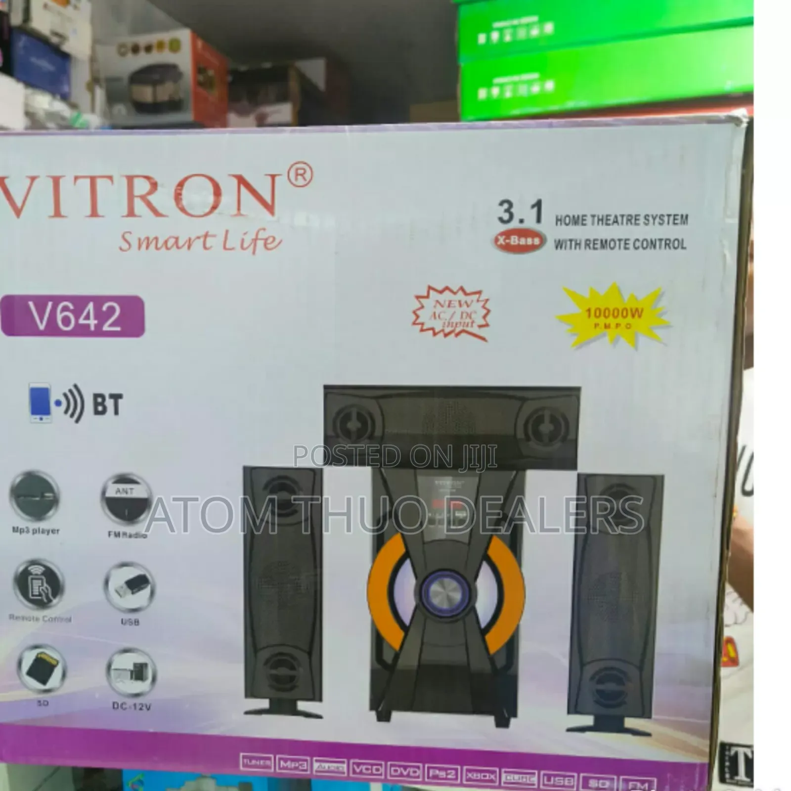 3.1CH Vitron V642 Mini Home Theater 10000watts