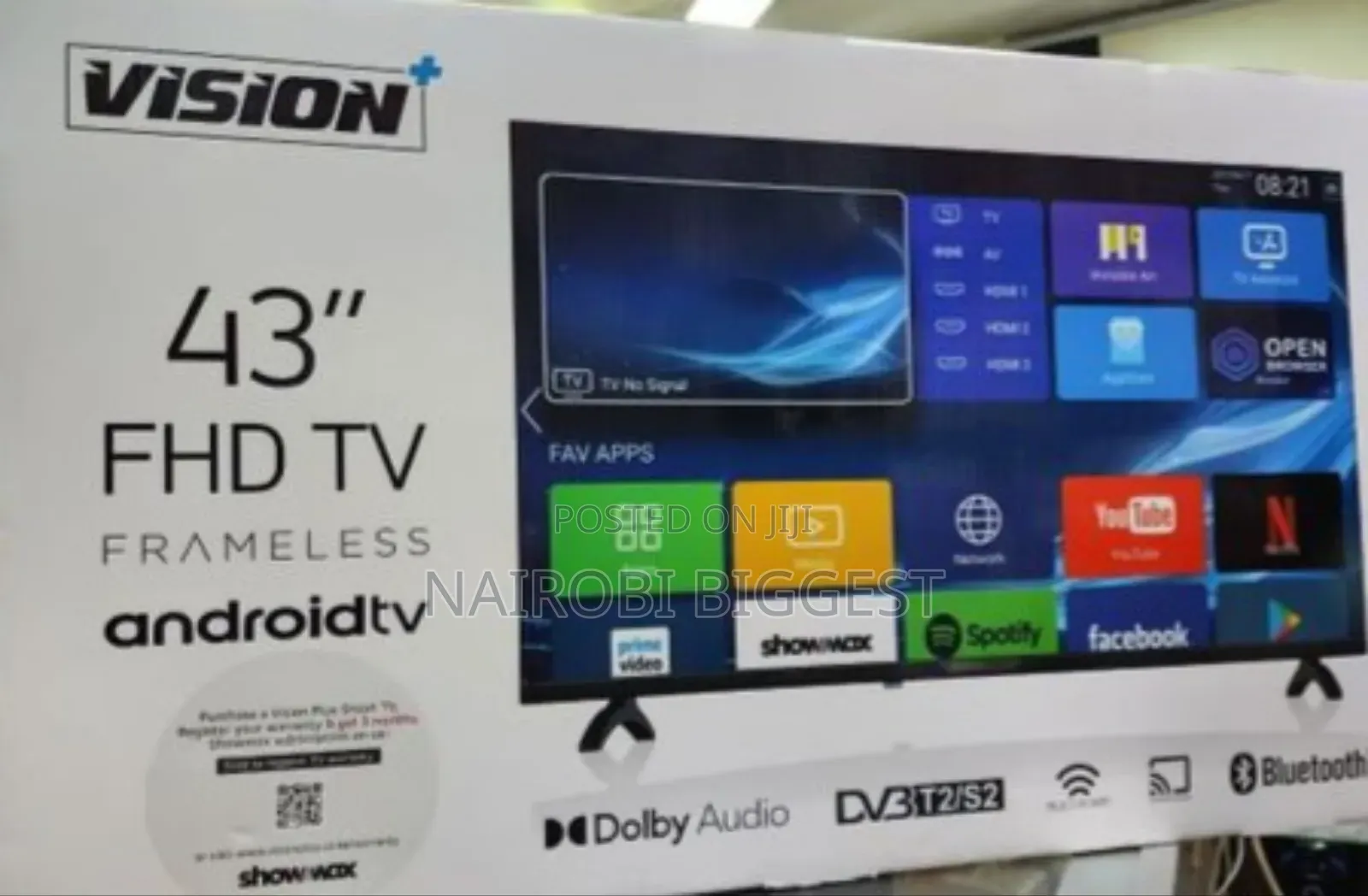 Vision 43" Full Hd Frameless Television