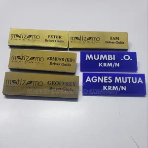 Customized Pinned Nametags /Badges