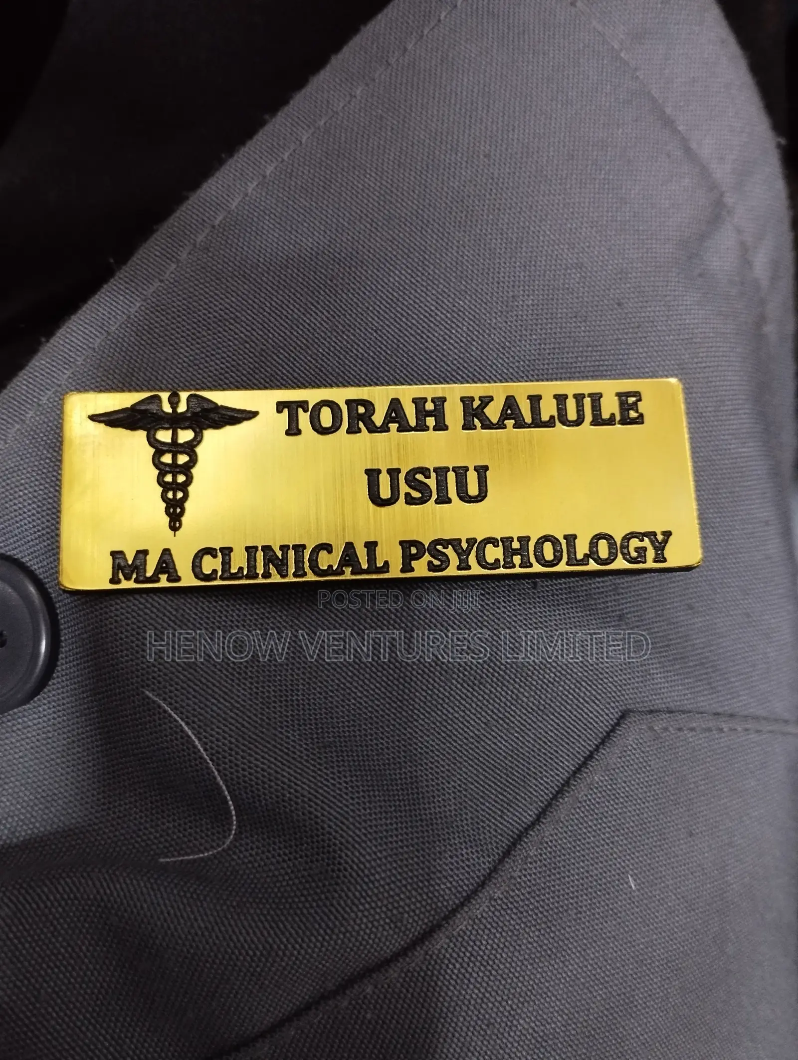 Customized Pinned Nametags /Badges