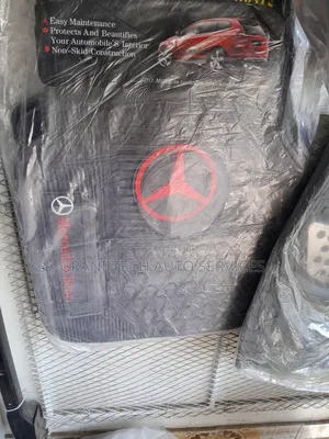 Mercedes-Benz Black Red Branded Mats