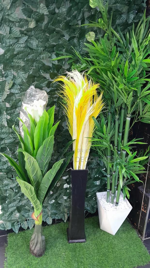 Variety of Artificial Plants and Flowers