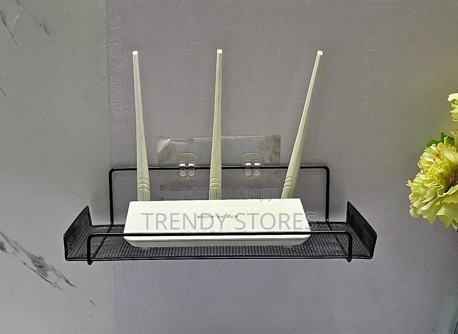 Black Multipurpose Metallic Shelf