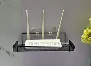 Black Multipurpose Metallic Shelf