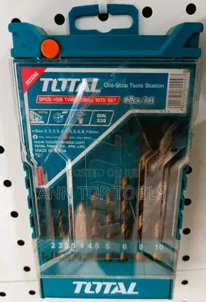 Total Drill Bit Set 2mm to 10mm