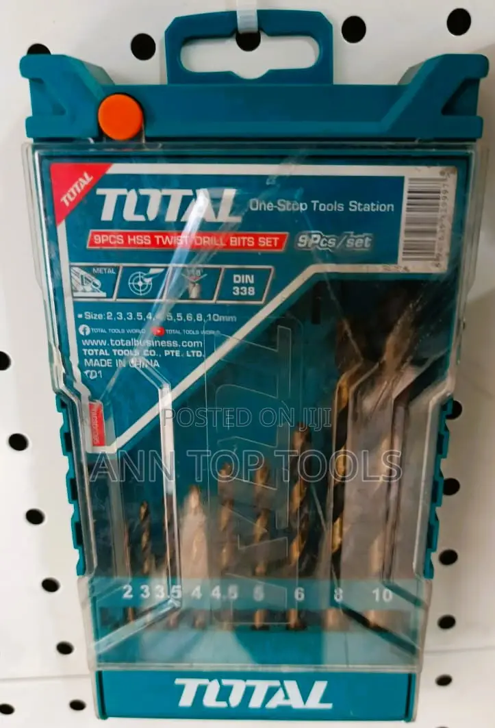 Total Drill Bit Set 2mm to 10mm