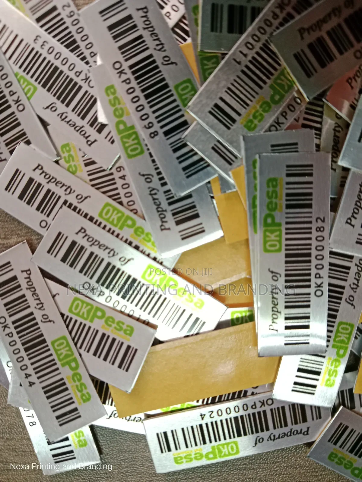 Asset Tags on Offer