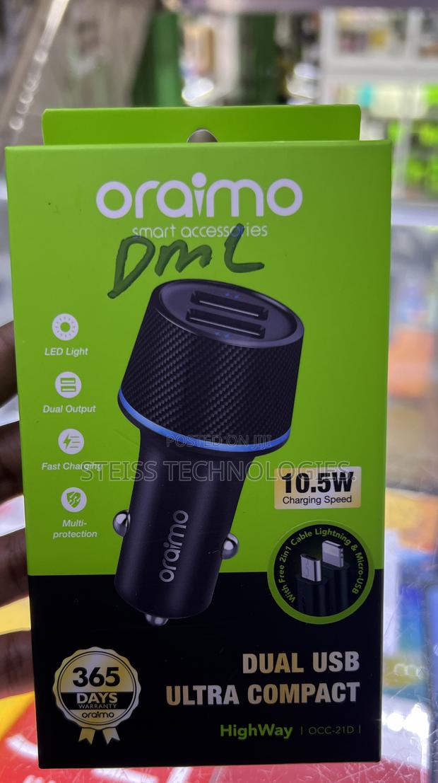 Oraimo Highway Car Charger. - thumbnail 3