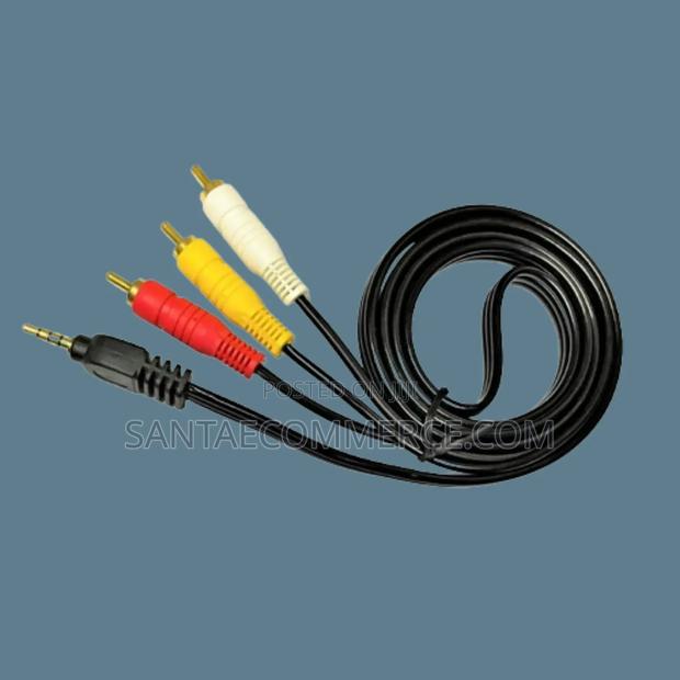 3.5mm Jack To 3 RCA Audio Video Cable
