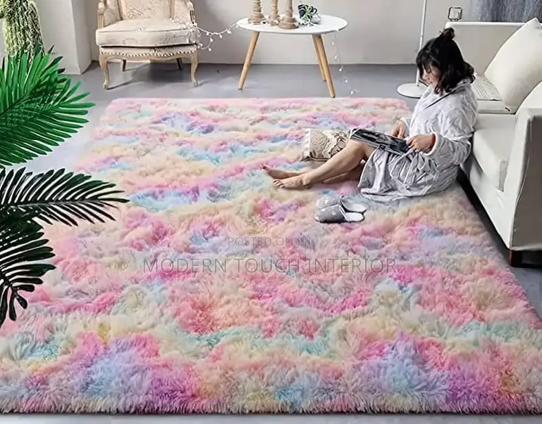 Patched Fluffy Carpet